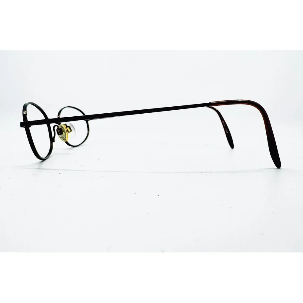 Altair Eyeglasses Mens Womens Matte Brown A102 Oval Metal Frames 135